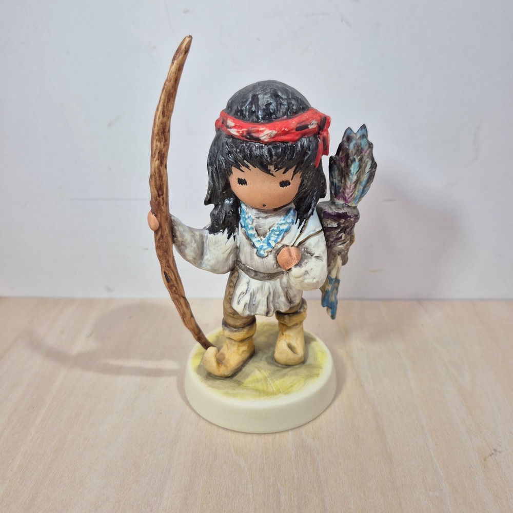 Goebel DeGrazia My First Arrow Figurine 10 331 14 W Germany 1987‎ with Box